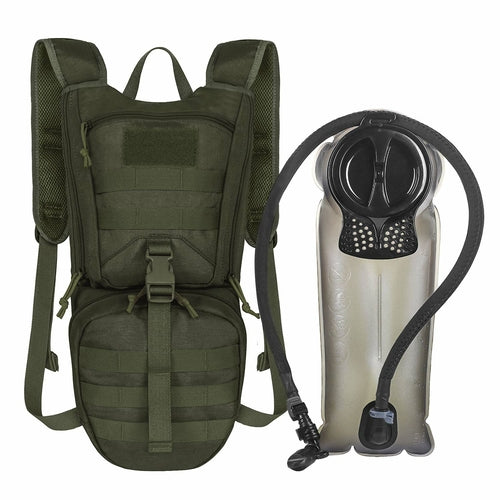 Tactical Hydration Backpack with 2.5L Bladder and Thermal Insulation