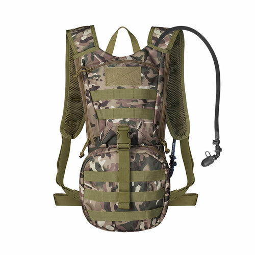 Tactical Hydration Backpack with 2.5L Bladder and Thermal Insulation