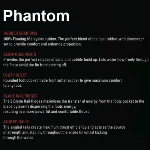 DORSAL Bodyboard Bodysurfing Floating Swimfins (Flippers)